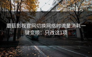 蘑菇影视官网切换网络时流量消耗一键变顺：只改这1项