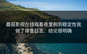 蘑菇影视在线观看夜里刷到稳定性我做了排查日志：结论很明确